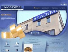 Tablet Screenshot of akademibant.com